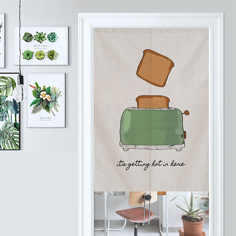 Commercial Printing Rates - VIKAMA Hand Drawn Pea Noren Door