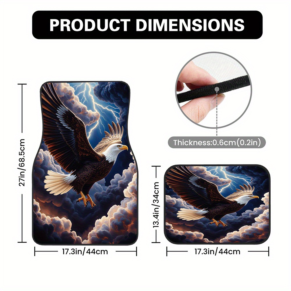 4pcs Eagle Stormy Sky F Patter - Commercial Printing Usa recension och pris