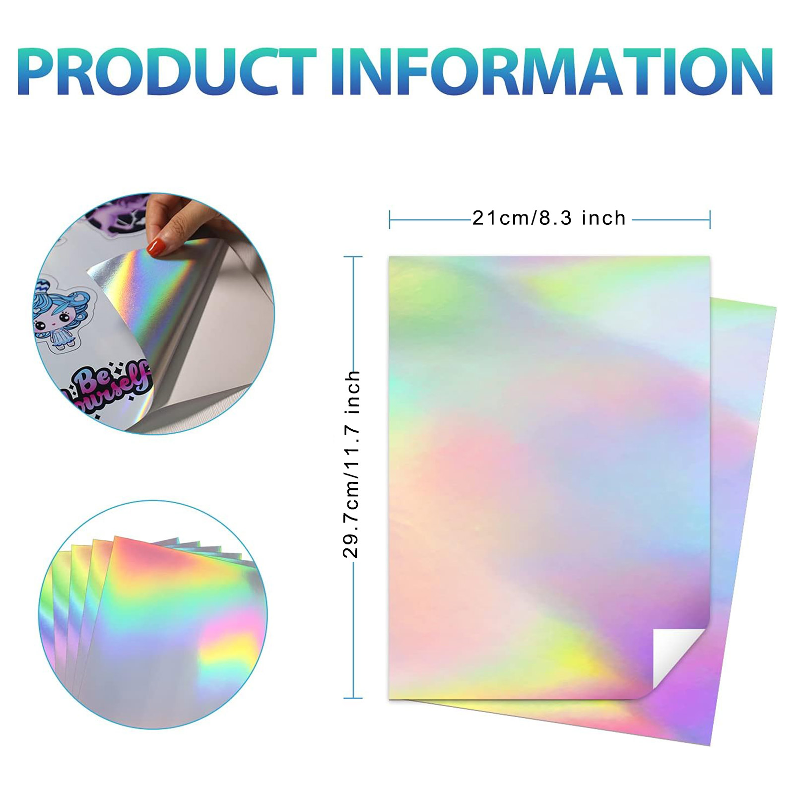 10sheets A4 Holographic Printa - Commercial Vinyl Printing recension och pris