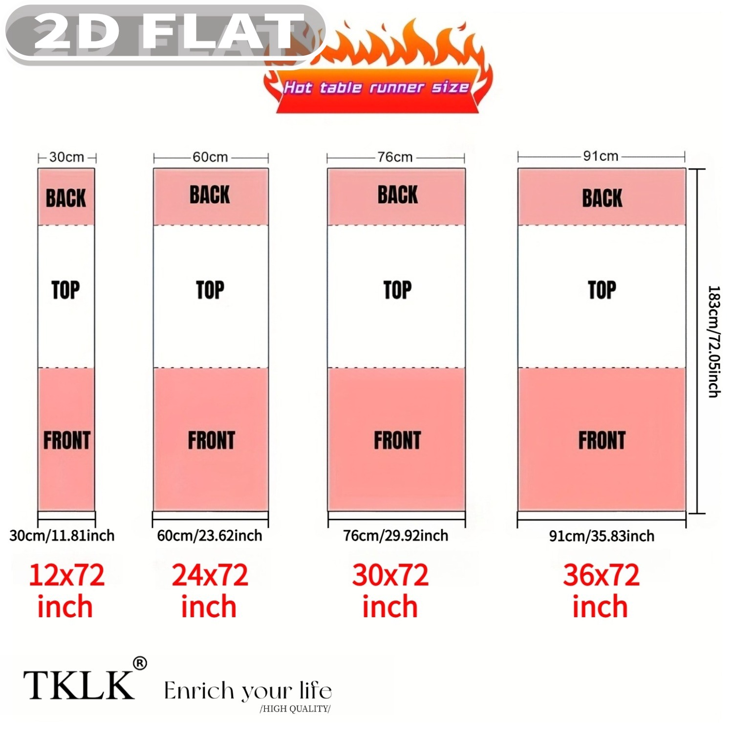 1pc Customizable Polyester Tab - Commercial Printing Ink recension och pris