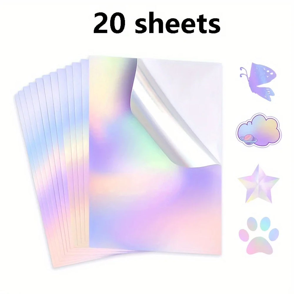 20 Sheets A4 Printable Hologra - Commercial Vinyl Printing recension och pris