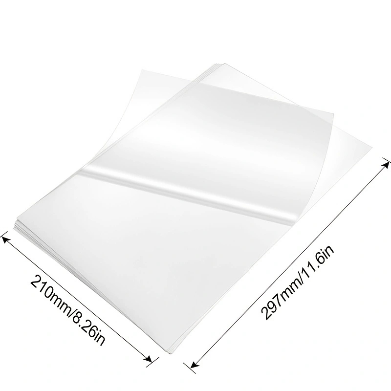 10 Sheets 100% Transparent Vin - Commercial Vinyl Printing recension och pris