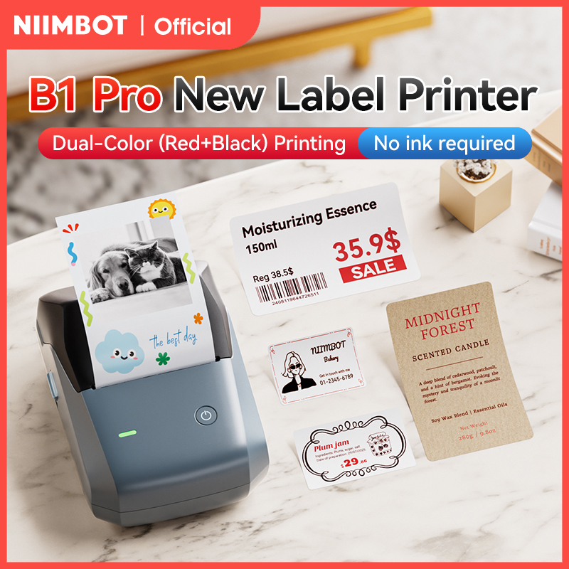 Niimbot B1 Pro Label Printer 3 - Commercial Printing Business recension och pris