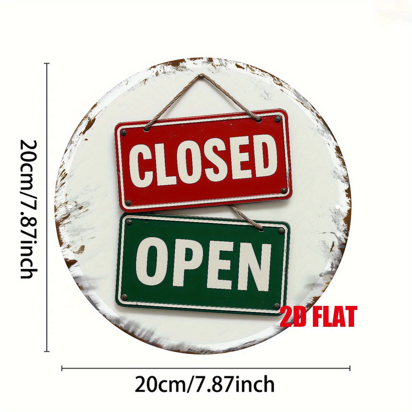 2D Flat, 1pc OPEN/Closed Sign  - Commercial Printing Business recension och pris